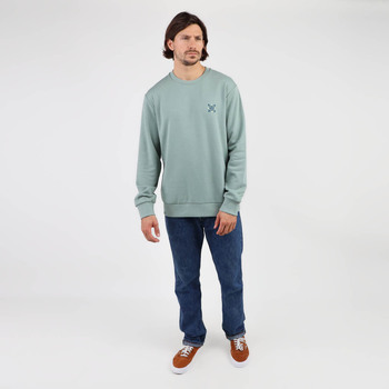 Oxbow 4Flo-sweatshirt met ronde hals en grafische achterkant SALAZAR Groen