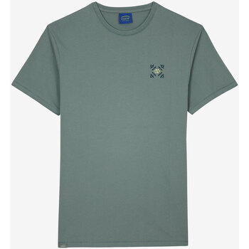 Textiel Heren T-shirts korte mouwen Oxbow Grafisch T-shirt met korte mouwen TABULA Groen