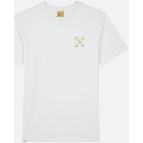 Textiel Heren T-shirts korte mouwen Oxbow T-shirt met print op de borst TEREGOR Wit