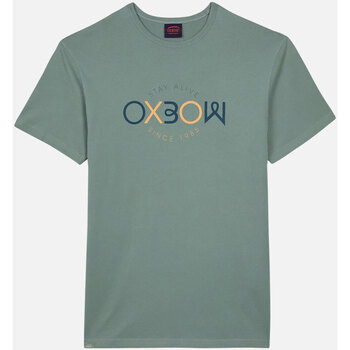 Oxbow Grafisch T-shirt met korte mouwen TEIKI Groen