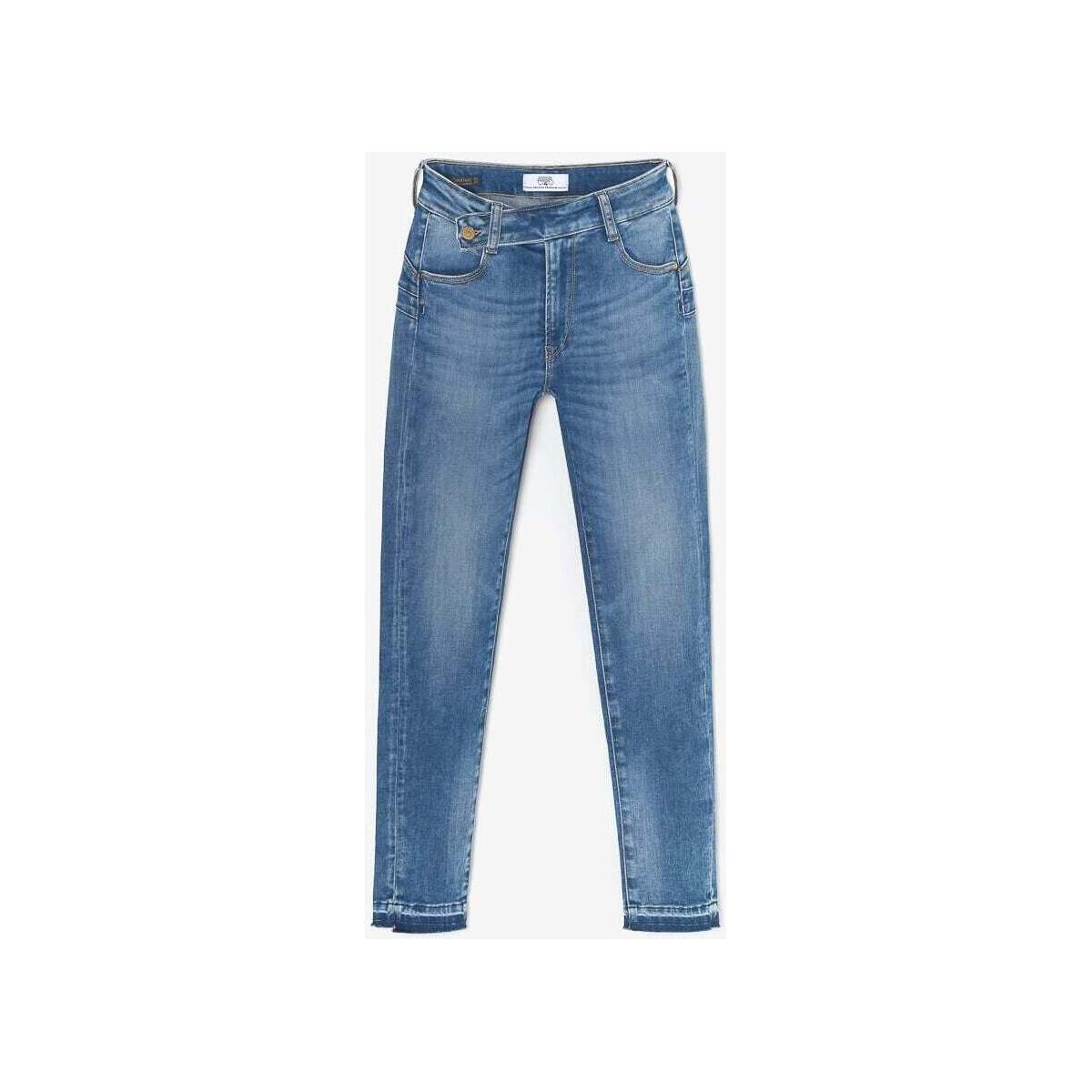 Textiel Dames Jeans Le Temps des Cerises Jeans push-up slim hoge taille PULP, 7/8 Blauw