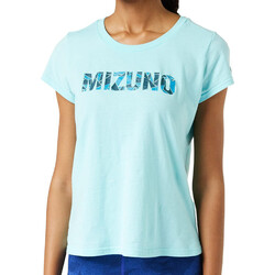 Textiel Dames T-shirts korte mouwen Mizuno  Blauw