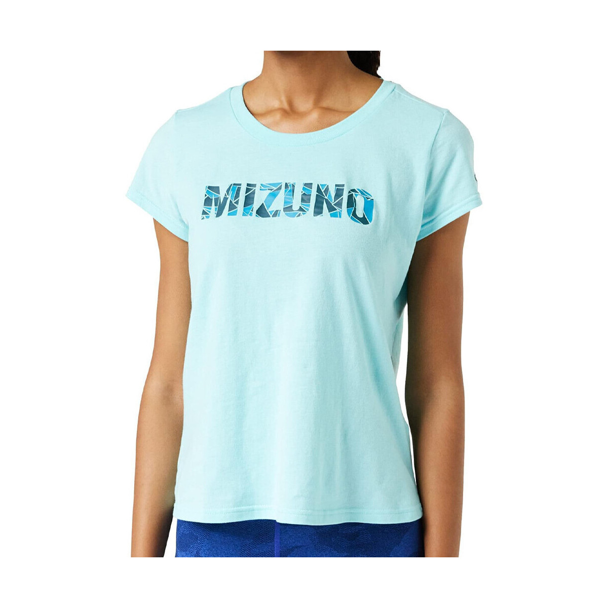 Textiel Dames T-shirts & Polo’s Mizuno  Blauw