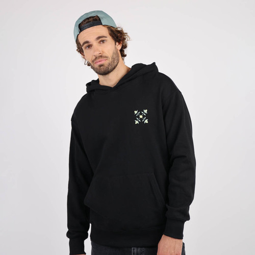 Textiel Heren Sweaters / Sweatshirts Oxbow 4flo borsthoodie SEREGOR Zwart