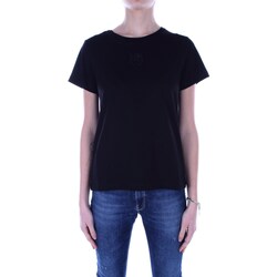 Textiel Dames T-shirts korte mouwen Pinko 100355 A1NW Zwart