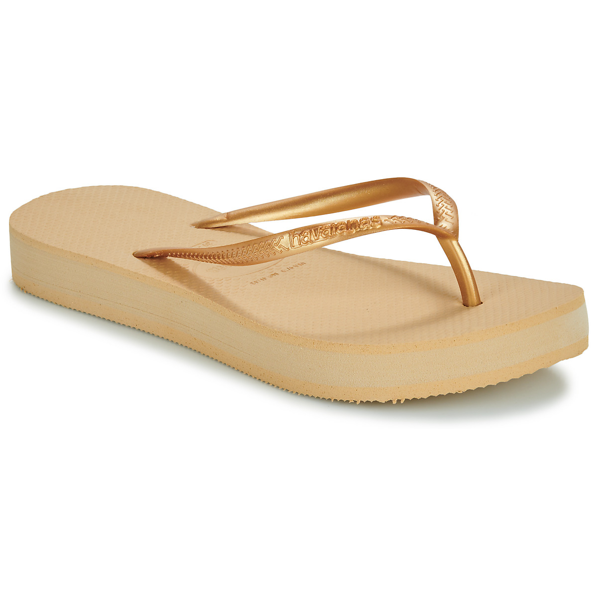 Havaianas Slim Flatform slippers goud-35/36