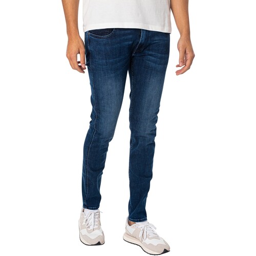 Textiel Heren Skinny jeans Replay Anbass Slim Jeans Blauw