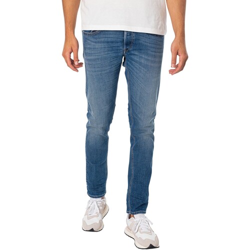 Textiel Heren Bootcut jeans Replay Willbi regular slim-fit jeans Blauw
