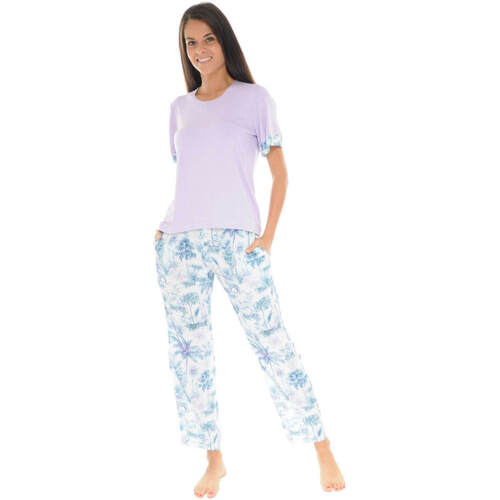 Textiel Dames Pyjama's / nachthemden Christian Cane VIKY Violet