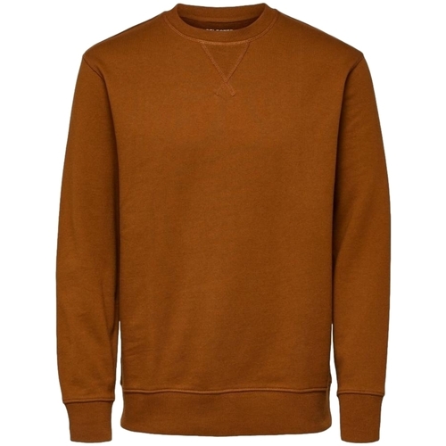 Textiel Heren Sweaters / Sweatshirts Selected Noos Sweatshirt Jason 340 - Monks Robe Bruin