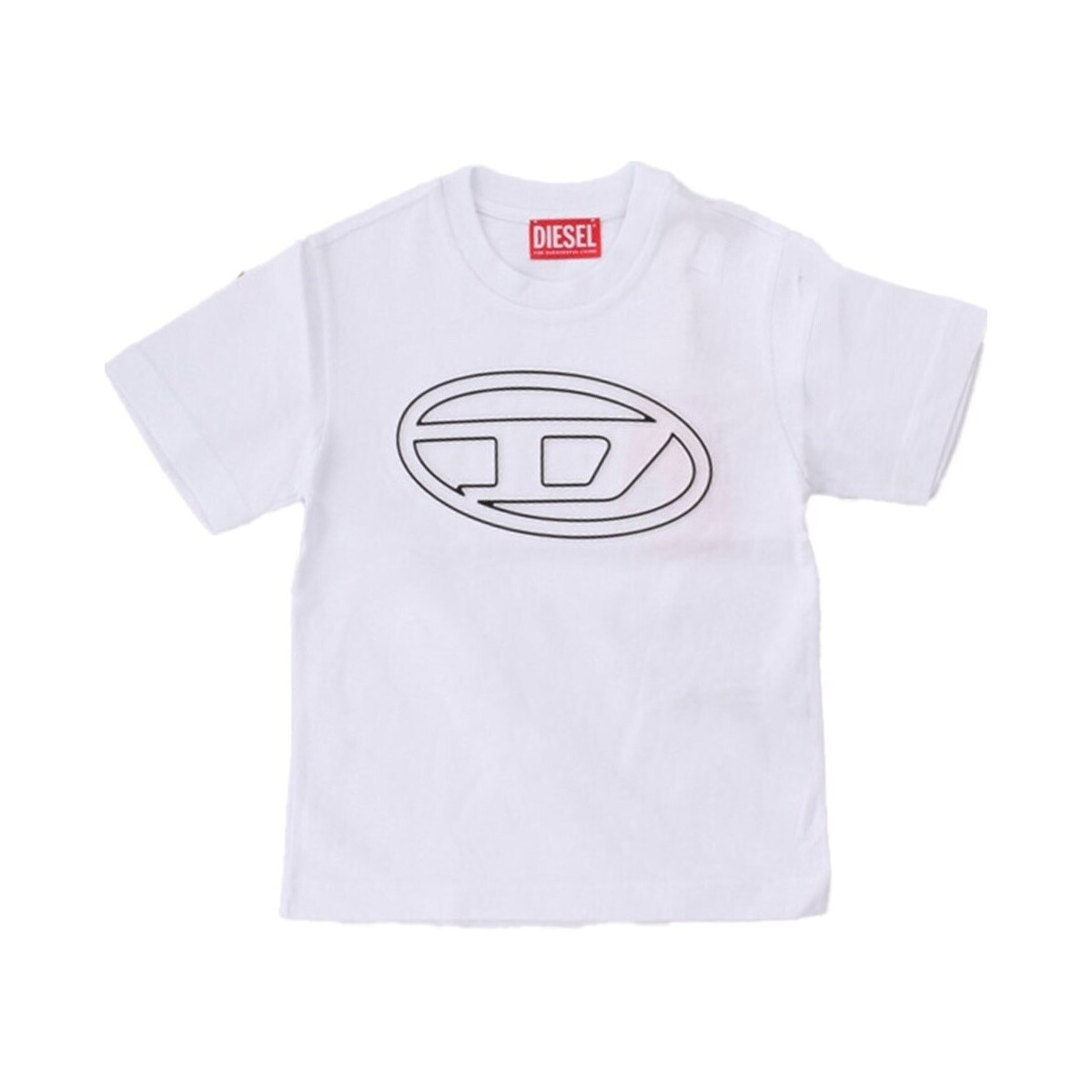 Textiel Jongens T-shirts korte mouwen Diesel J01788-0BEAF Wit