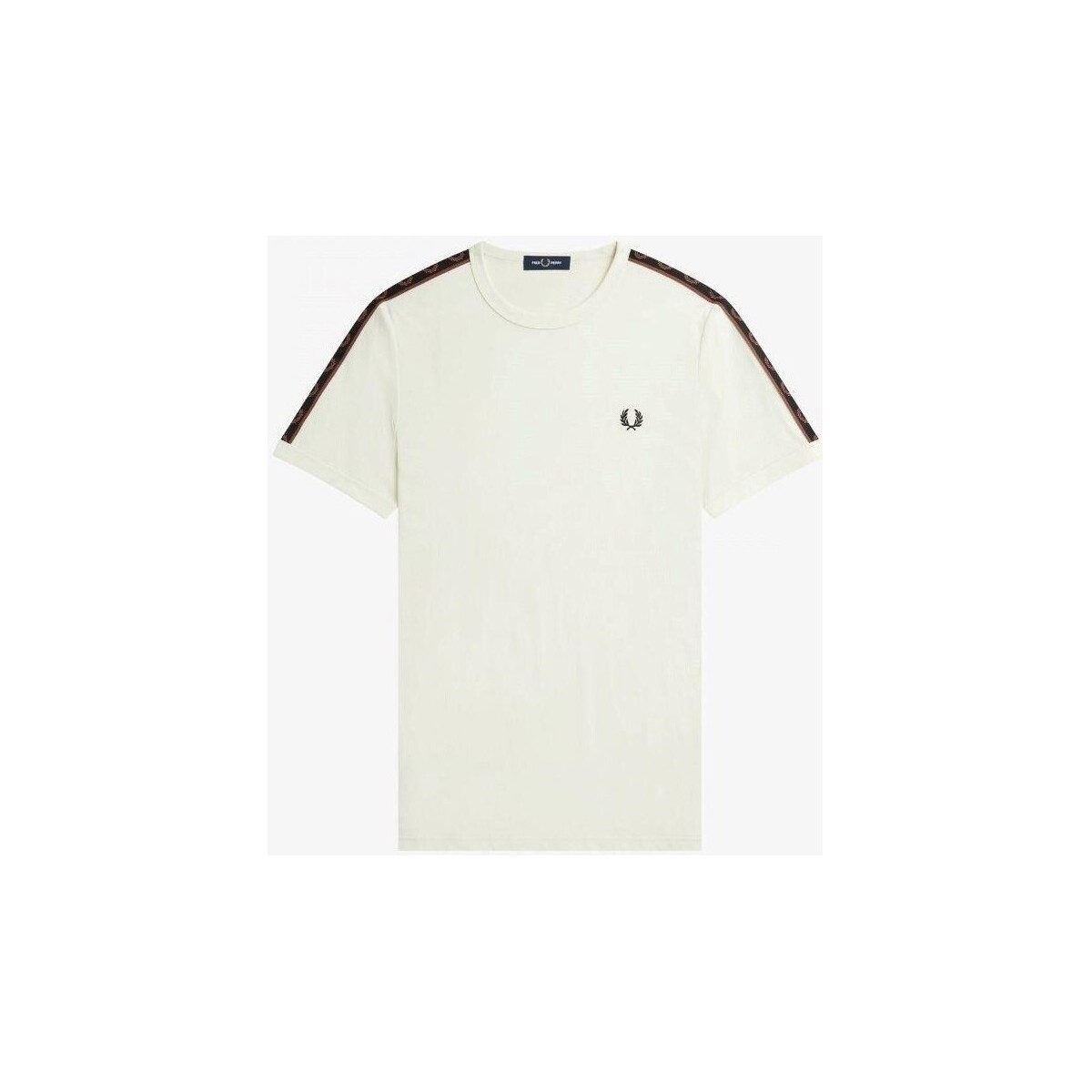 Textiel Heren T-shirts korte mouwen Fred Perry M4613 Wit