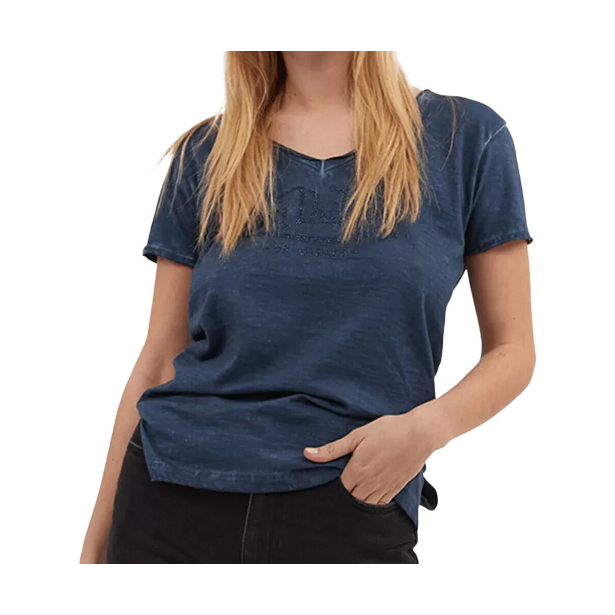 Textiel Dames T-shirts & Polo’s Von Dutch  Blauw