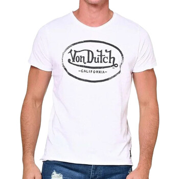 Textiel Heren T-shirts korte mouwen Von Dutch  Wit