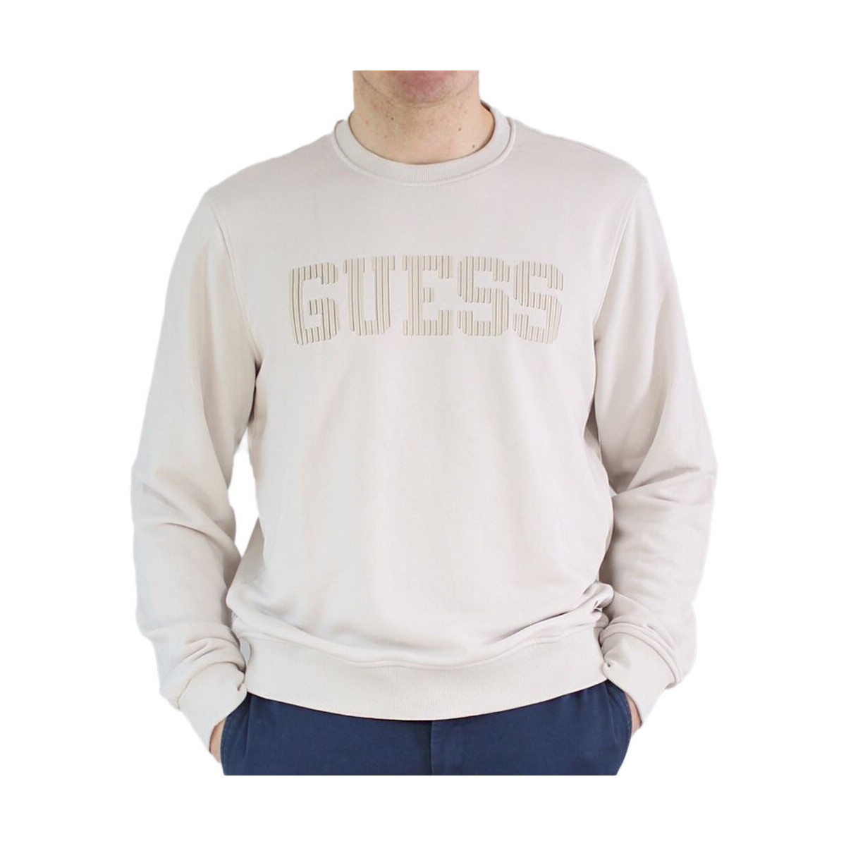 Textiel Heren Sweaters / Sweatshirts Guess  Beige