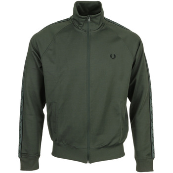 Fred Perry Contrast Tape Track Jacket Groen