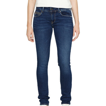 Textiel Dames Straight jeans Pepe jeans  Blauw