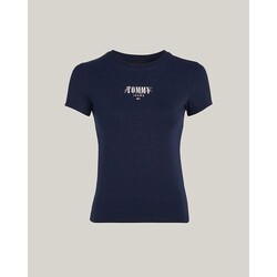 Textiel Dames T-shirts & Polo’s Tommy Hilfiger DW0DW17839C1G Blauw