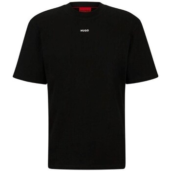 Textiel Heren T-shirts korte mouwen BOSS 50488330 DAPOLINO Zwart