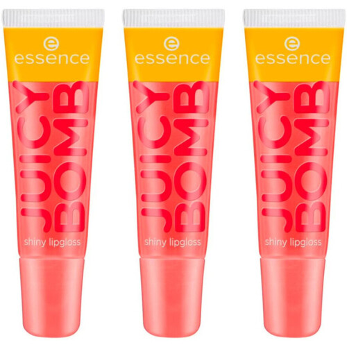 schoonheid Dames Lipgloss Essence Set van 3 Juicy Bomb Shiny Lip Glosses Roze