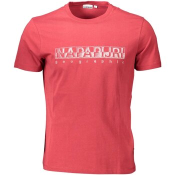 Textiel Heren T-shirts korte mouwen Napapijri NP0A4F9O-SALLAR-SS Rood