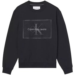 Textiel Heren Sweaters / Sweatshirts Calvin Klein Jeans J30J321880 Zwart