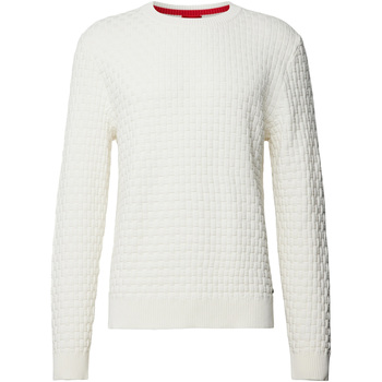 Textiel Heren Sweaters / Sweatshirts BOSS Stubon 10254507 01 Wit