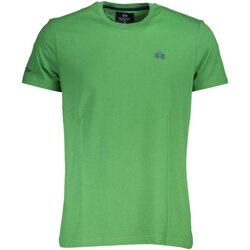 Textiel Heren T-shirts korte mouwen La Martina XMR010-JS206 Groen