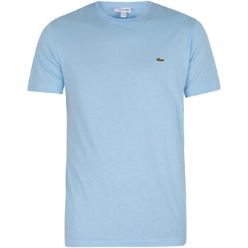 Textiel Heren T-shirts korte mouwen Lacoste Logo T-shirt Blauw