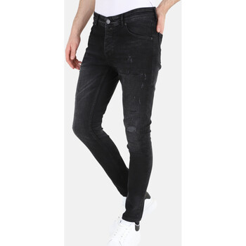 Mario Morato Stoashed Slimfit Jeans StretchMM Zwart