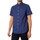 Textiel Heren Overhemden korte mouwen Farah Drayton-overhemd met korte mouwen Blauw