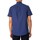 Textiel Heren Overhemden korte mouwen Farah Drayton-overhemd met korte mouwen Blauw