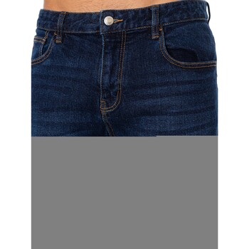 EAX Smalle jeans met 5 zakken Blauw