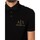 Textiel Heren Polo's korte mouwen EAX Poloshirt met logo op de borst Zwart