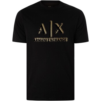 EAX T-shirt Korte Mouw Logo grafische T-shirt