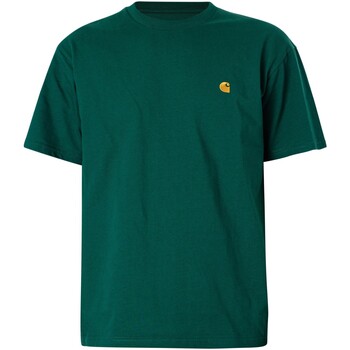 Textiel Heren T-shirts korte mouwen Carhartt Chase T-shirt Groen