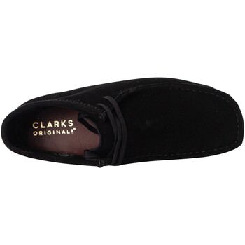 Clarks Wallabee suède laarzen Zwart