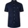 Textiel Heren Overhemden lange mouwen Gant Normaal poplin overhemd met korte mouwen Blauw