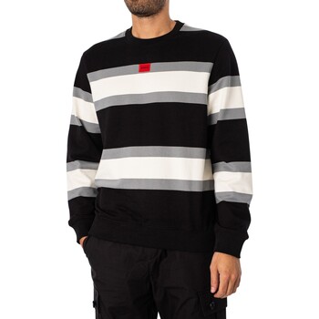 Textiel Heren Sweaters / Sweatshirts BOSS Diragol gestreept sweatshirt Multicolour