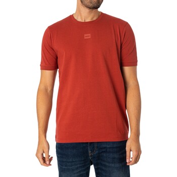 Textiel Heren T-shirts korte mouwen BOSS Diragolino T-shirt Rood