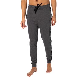Textiel Heren Pyjama's / nachthemden BOSS Lounge sportieve logo-joggingbroek Grijs