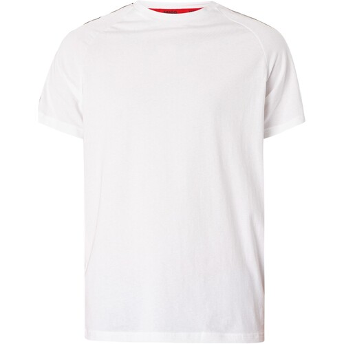 Textiel Heren Pyjama's / nachthemden BOSS Lounge sportief logo-T-shirt Wit
