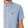 Textiel Heren Overhemden korte mouwen Lyle & Scott Oxford-shirt met korte mouwen Blauw