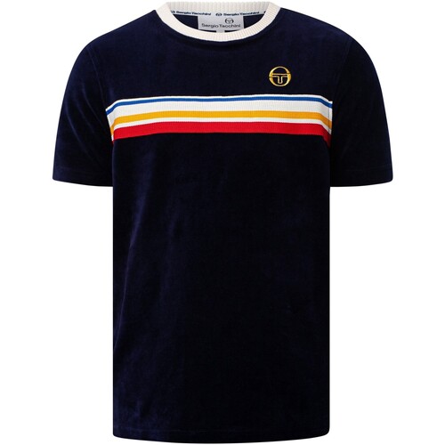 Textiel Heren T-shirts korte mouwen Sergio Tacchini Ivanes T-shirt met ronde hals Blauw
