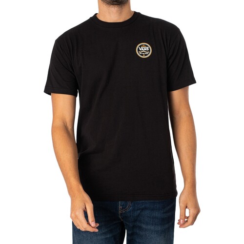 Textiel Heren T-shirts korte mouwen Vans Grafisch T-shirt met Lokkit-logo op de achterkant Zwart