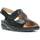 Schoenen Dames Sandalen / Open schoenen Calzamedi SAGUYS COMFORT SANDAL 20612 COCO_ZWART
