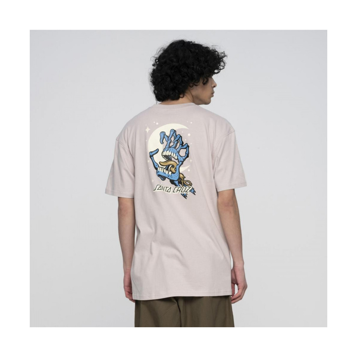 Textiel Heren T-shirts & Polo’s Santa Cruz Cosmic bone hand t-shirt Grijs