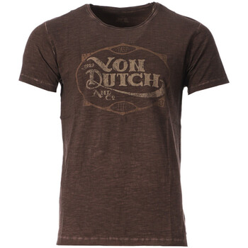 Textiel Heren T-shirts korte mouwen Von Dutch  Bruin