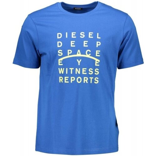 Textiel Heren T-shirts korte mouwen Diesel S4EL-T-JUST Blauw