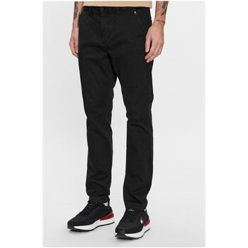 Textiel Heren Broeken / Pantalons Tommy Jeans DM0DM18339 Zwart